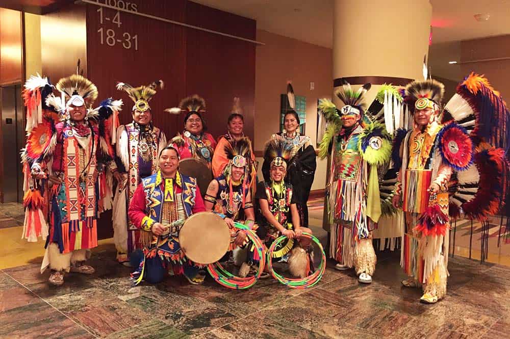 A Group Photo of a Group of Native American Artists
